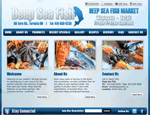 Tablet Screenshot of deepseafish.ca